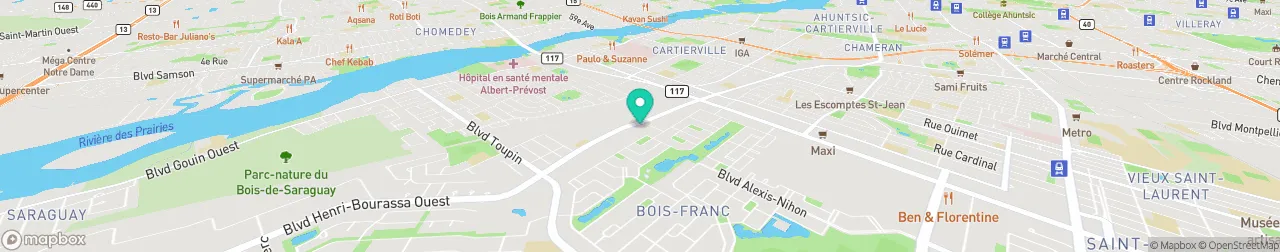 borne de recharge sur la carte