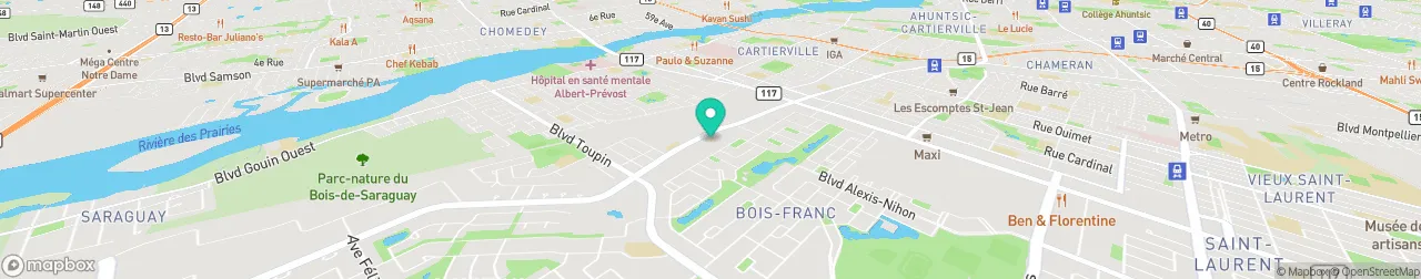 borne de recharge sur la carte