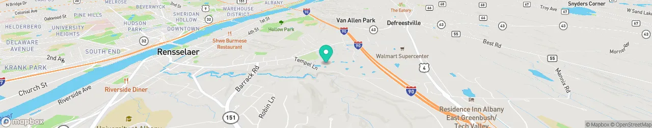 borne de recharge sur la carte