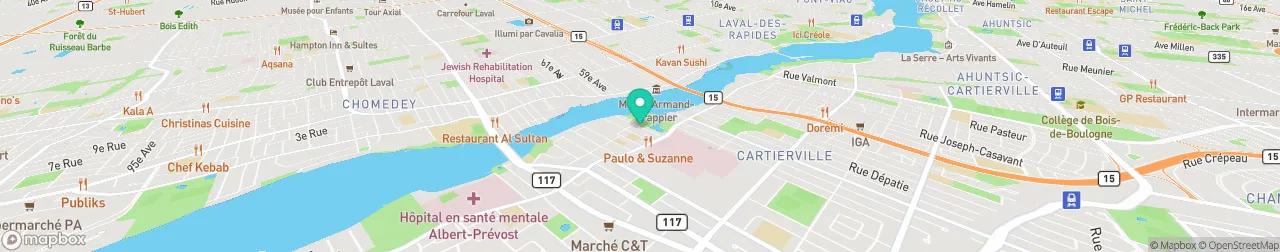 borne de recharge sur la carte