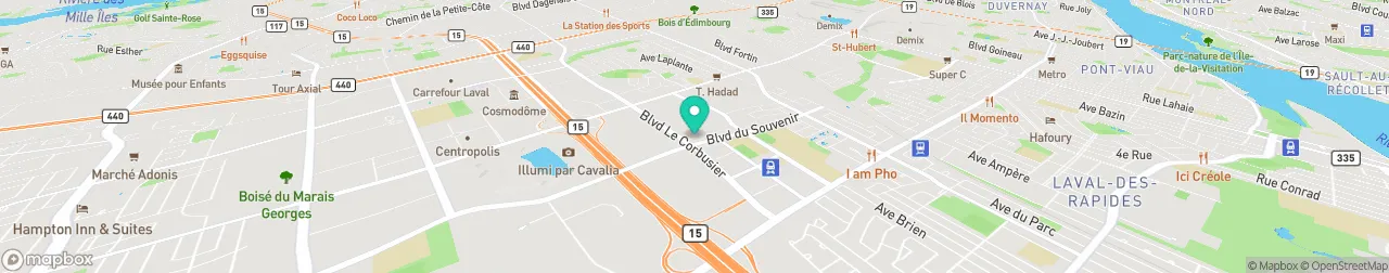 borne de recharge sur la carte