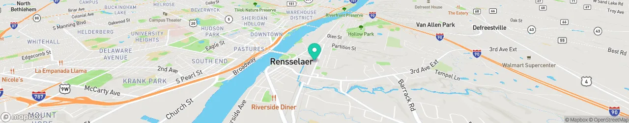 borne de recharge sur la carte