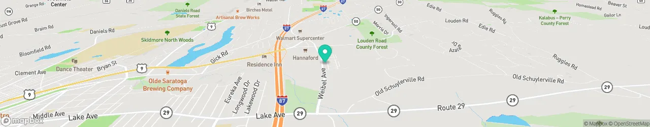 borne de recharge sur la carte