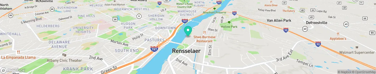 borne de recharge sur la carte