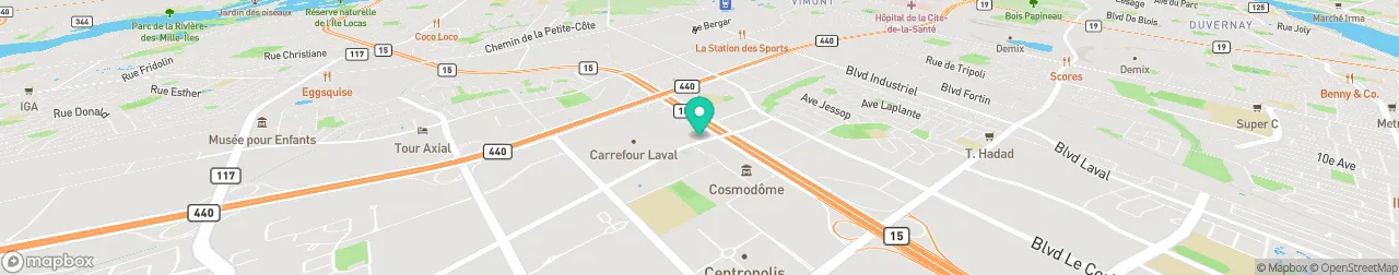 borne de recharge sur la carte