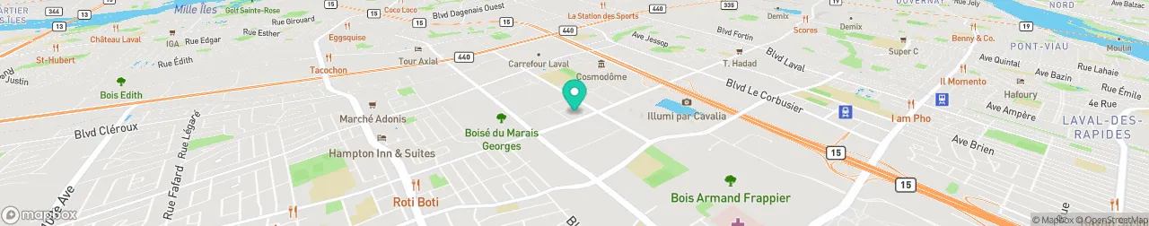 borne de recharge sur la carte