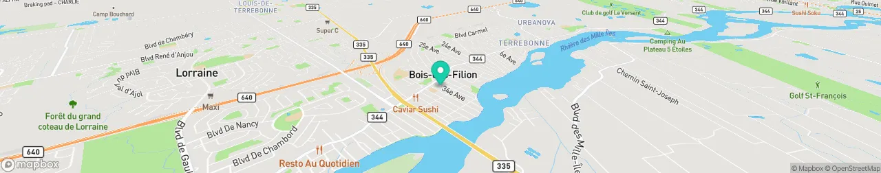 borne de recharge sur la carte