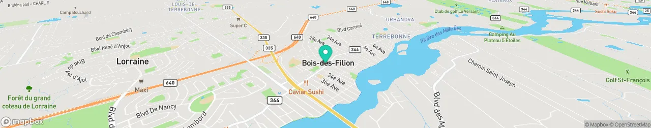 borne de recharge sur la carte