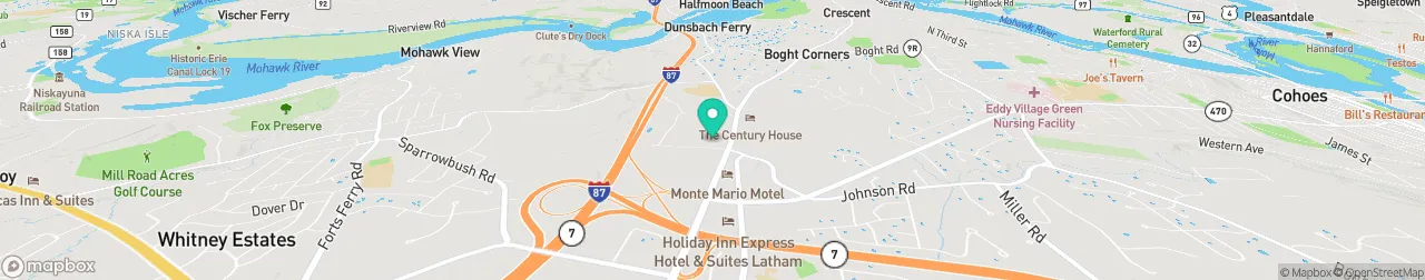 borne de recharge sur la carte