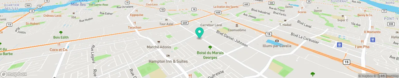 borne de recharge sur la carte