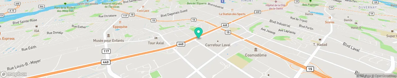 borne de recharge sur la carte