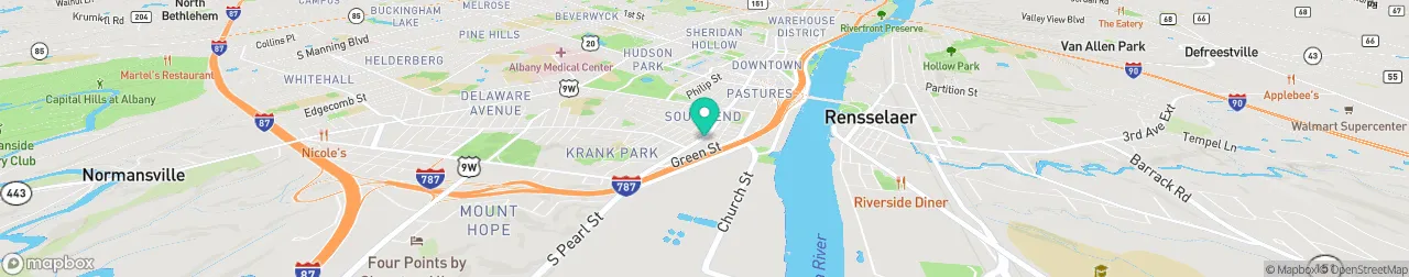 borne de recharge sur la carte