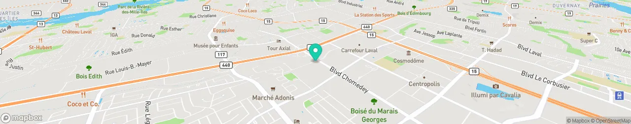 borne de recharge sur la carte