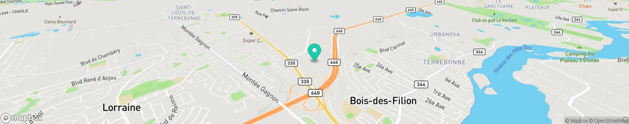 borne de recharge sur la carte