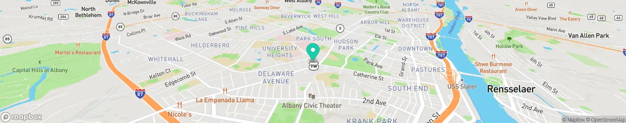 ev charging station on the map