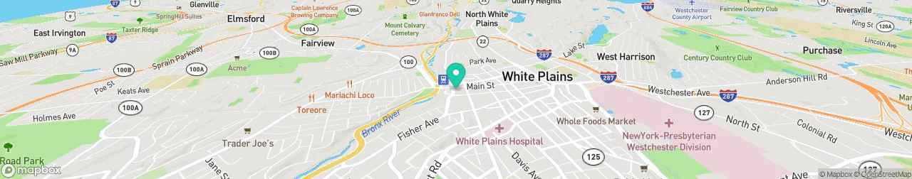 borne de recharge sur la carte