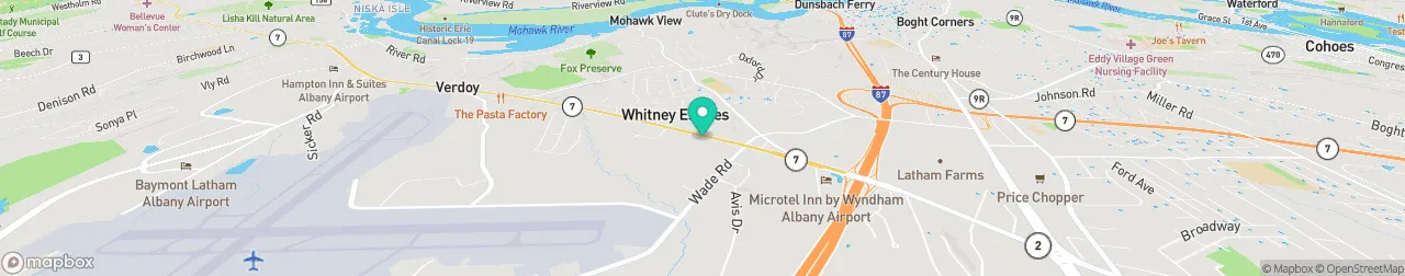 borne de recharge sur la carte