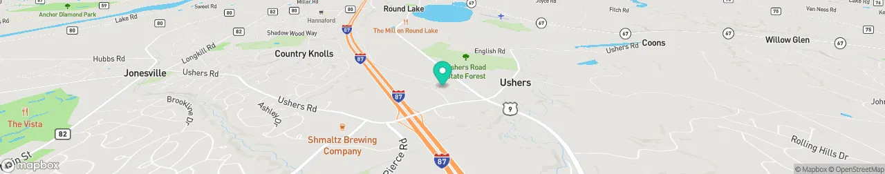 borne de recharge sur la carte