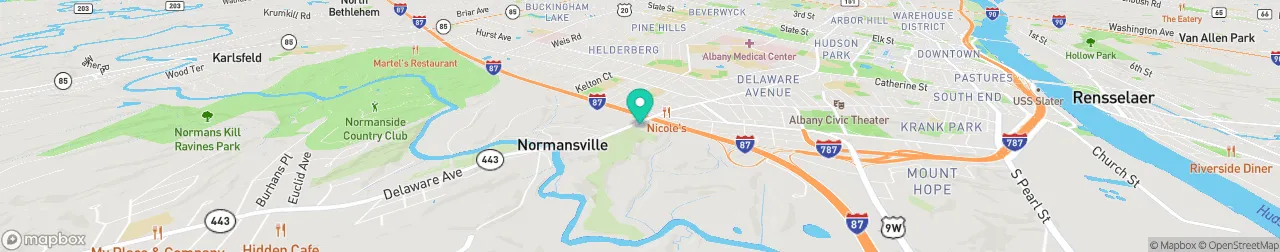 borne de recharge sur la carte