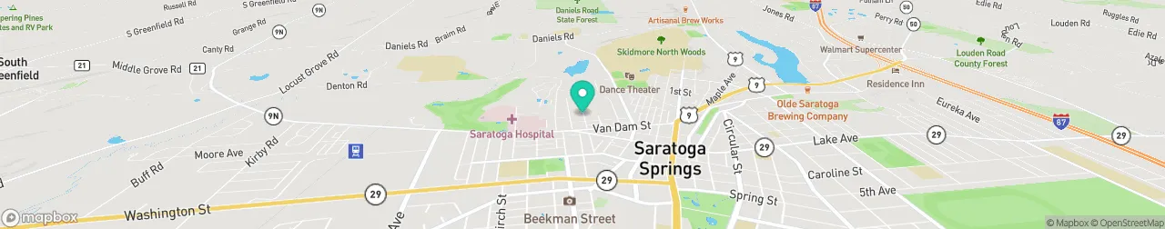 borne de recharge sur la carte