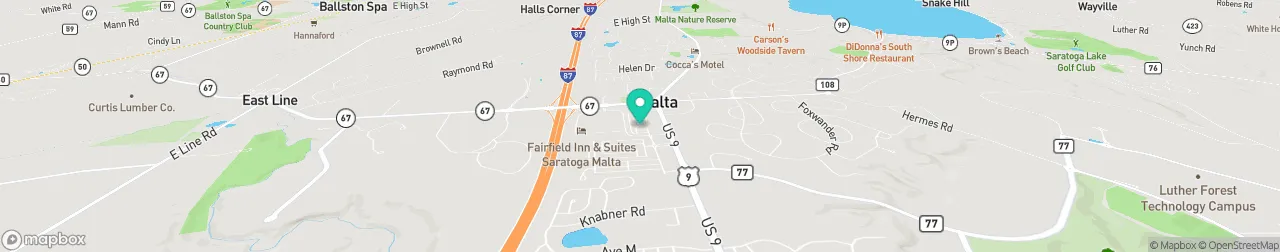 borne de recharge sur la carte