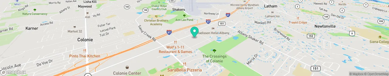 borne de recharge sur la carte