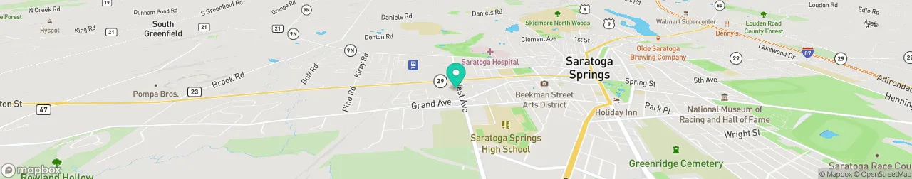 borne de recharge sur la carte