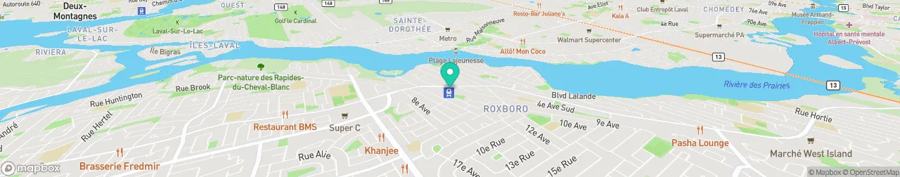 borne de recharge sur la carte