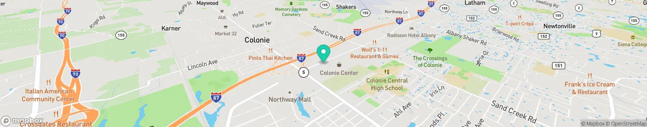 ev charging station on the map