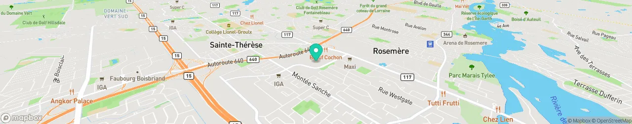 borne de recharge sur la carte