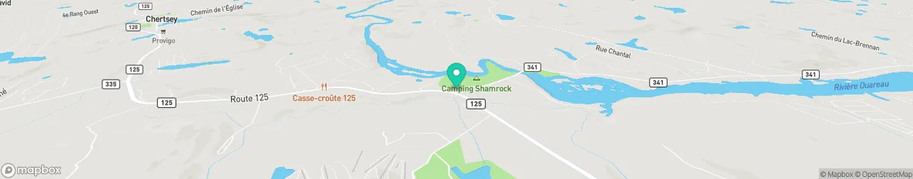 borne de recharge sur la carte