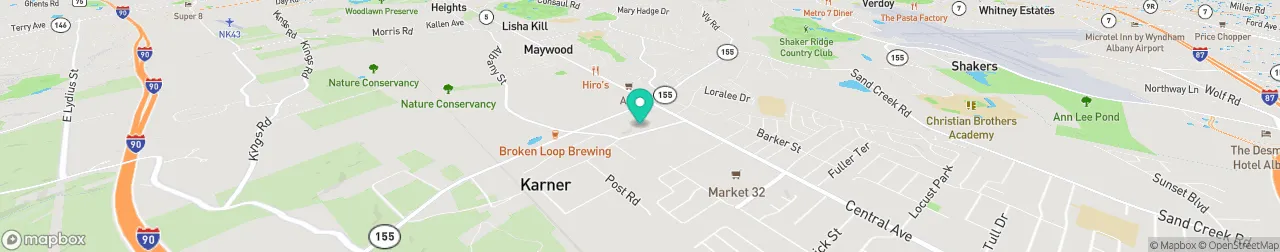 ev charging station on the map