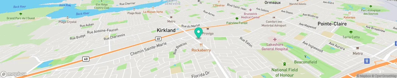 borne de recharge sur la carte