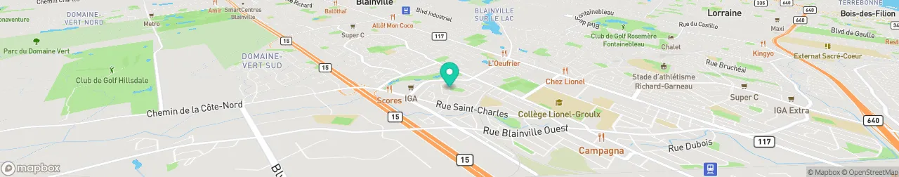 borne de recharge sur la carte