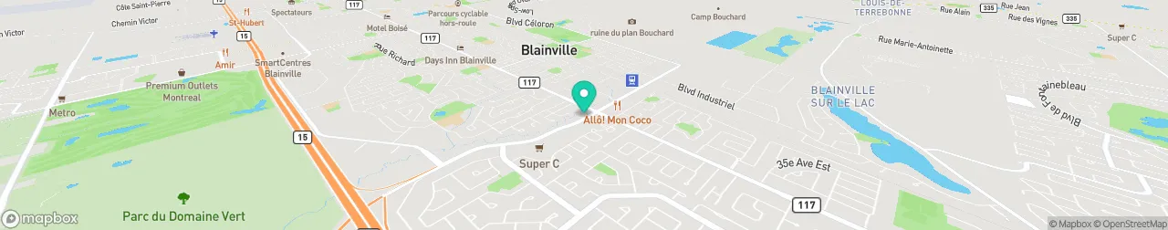 borne de recharge sur la carte