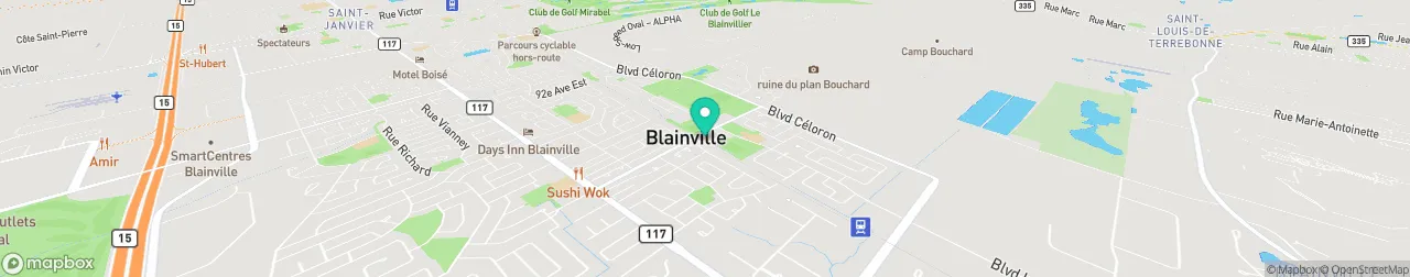 borne de recharge sur la carte