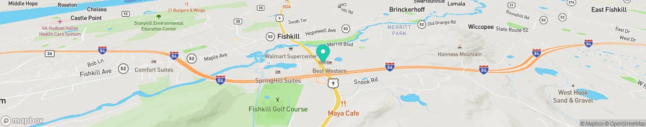 borne de recharge sur la carte