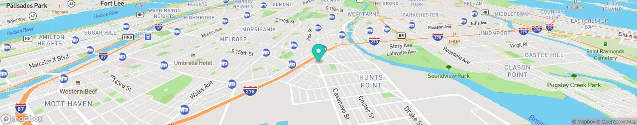 borne de recharge sur la carte