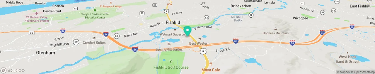 borne de recharge sur la carte