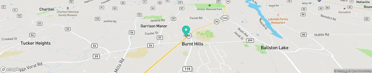 ev charging station on the map