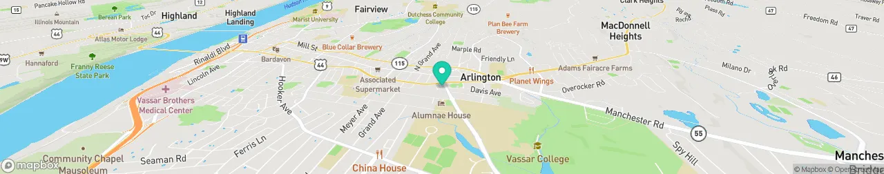 borne de recharge sur la carte