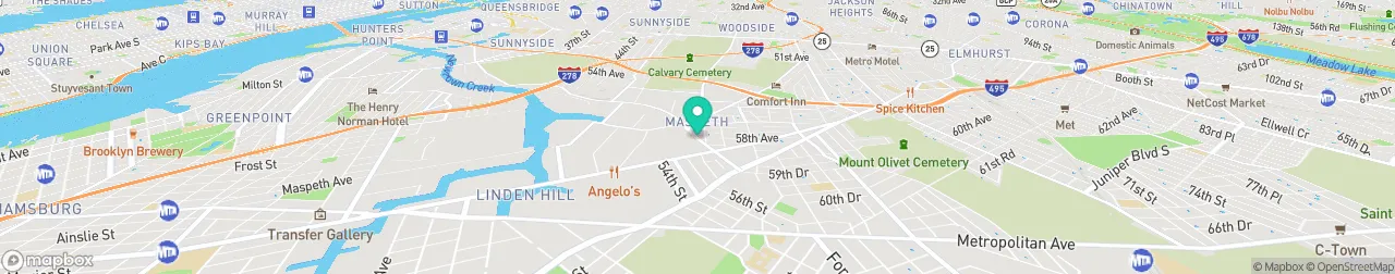 borne de recharge sur la carte