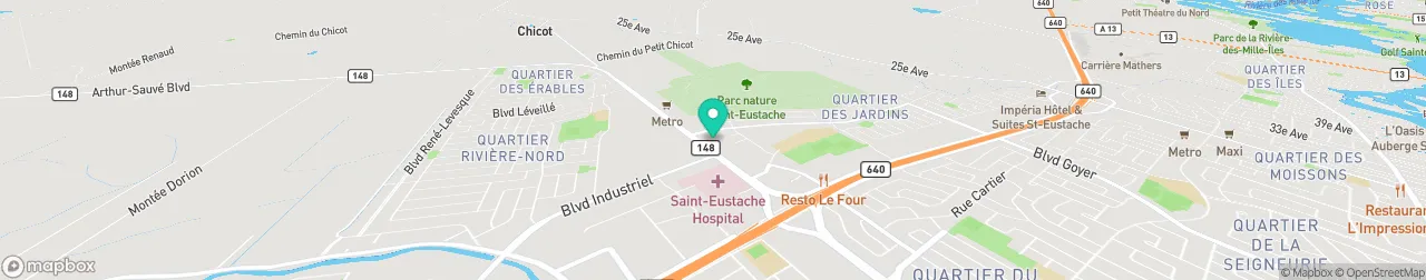 borne de recharge sur la carte