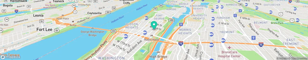 borne de recharge sur la carte