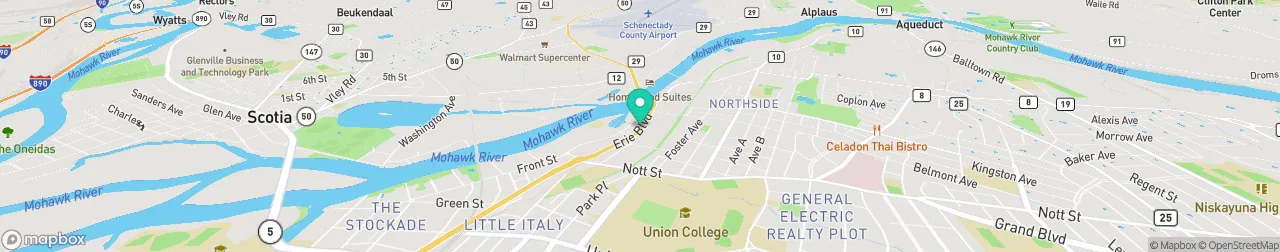 borne de recharge sur la carte