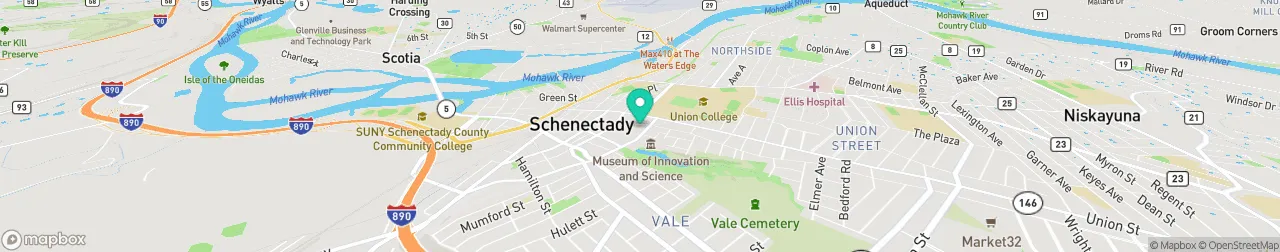 borne de recharge sur la carte