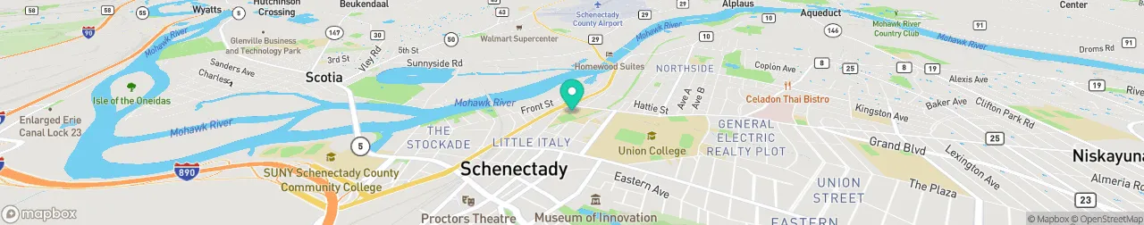 borne de recharge sur la carte