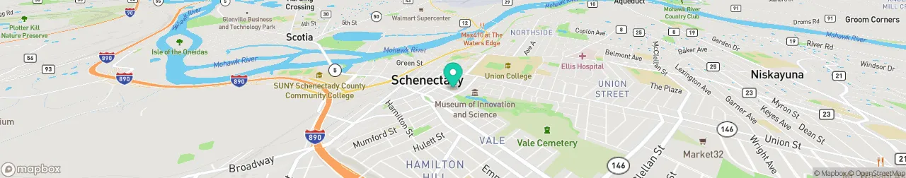 borne de recharge sur la carte