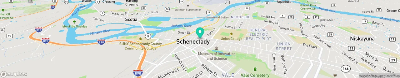 borne de recharge sur la carte