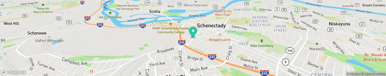 ev charging station on the map